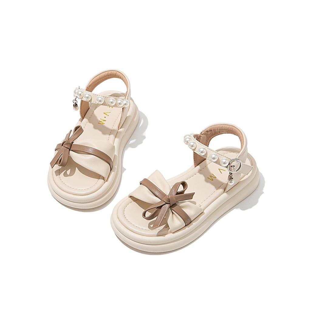 Breathable girls shoes children's baby princess sandals 2025 new summer summer girls older children foreign gas soft sole