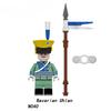 Action Figures Building Block French Artillery Educational Toys for Children N037 N038 N039 N040