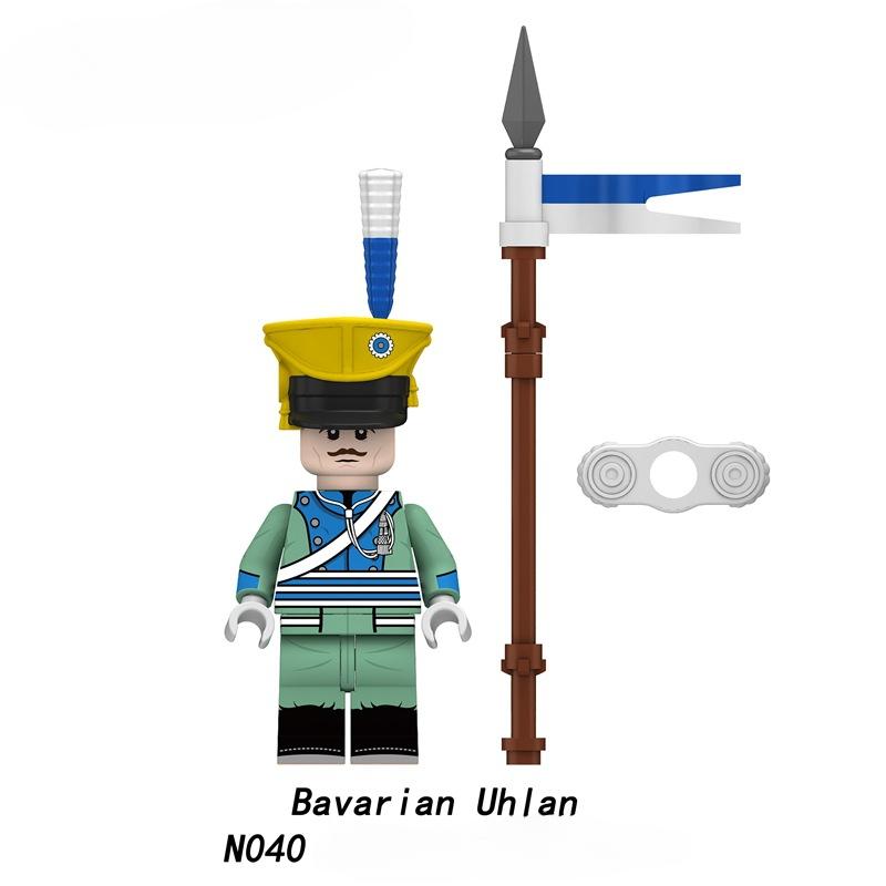 Action Figures Building Block French Artillery Educational Toys for Children N037 N038 N039 N040