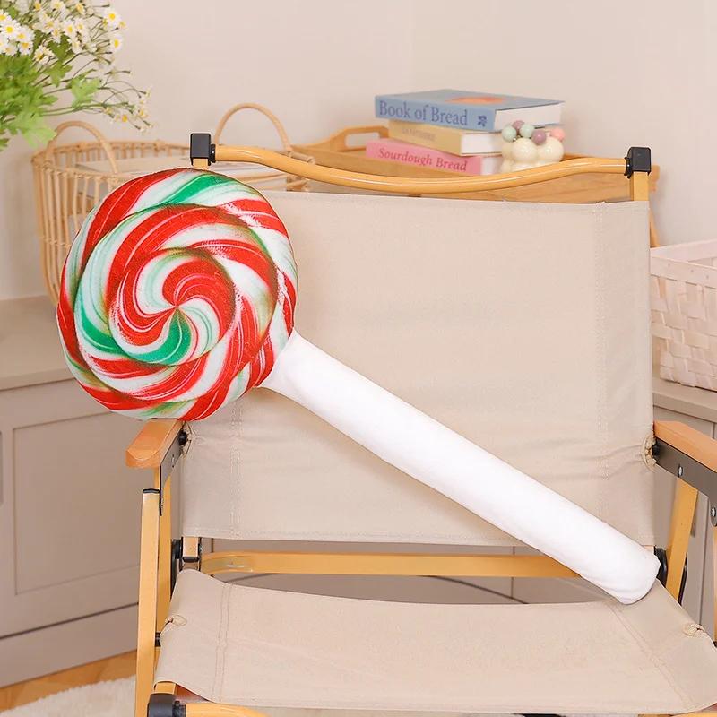 40/70cm Lollystok Pluche Gevuld Lolly Lollystok Schattige Kussens Kerst Pluche Speelgoed Feestartikelen Sierkussen 40cm