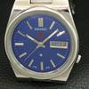 GENUINE VINTAGE SEIKO EXPO 70 AUTOMATIC JAPAN MENS BLUE DIAL WATCH A708786-1