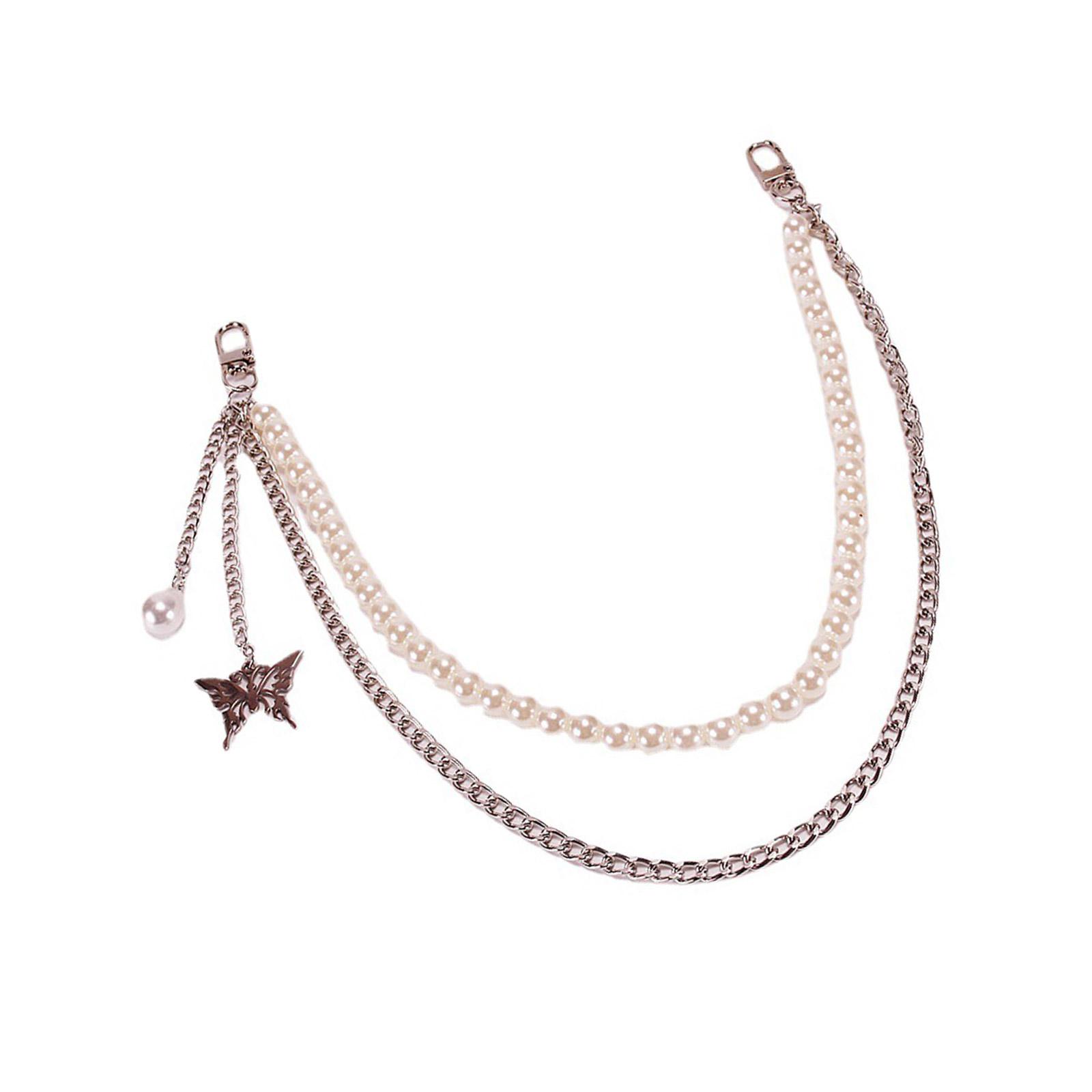 

Elegant Butterfly Waist Chain Multipurpose Butterfly Trouser Chain Solid Color for Various Occasion 1