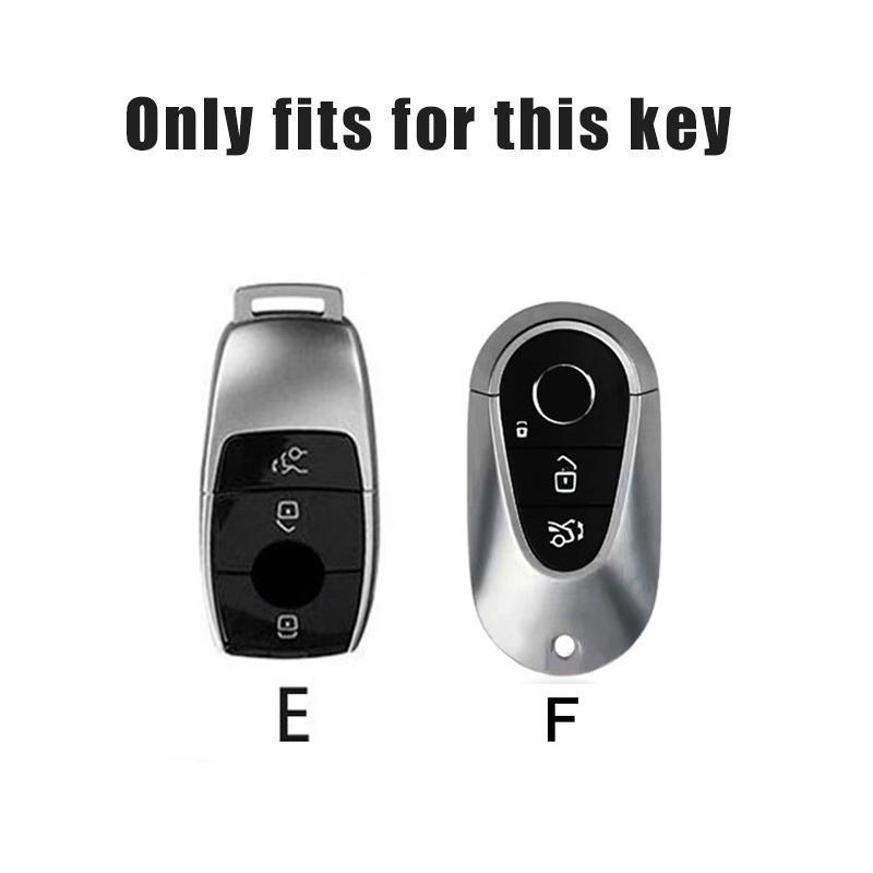 ZJH5   Metal Car Smart Remote Key Case Cover For Mercedes Benz W205 W206 W204 W213W177 W223 W247 GLC GLA CLA GLB GLS Key Protect Shell