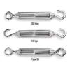 M12 Stainless Steel Wire Rope Turnbuckle Tensioner
