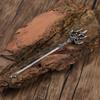 Vintage Trident Hair Stick Women Viking Weapon Hair Pin Metal Decorative Hairpin Gift For Her