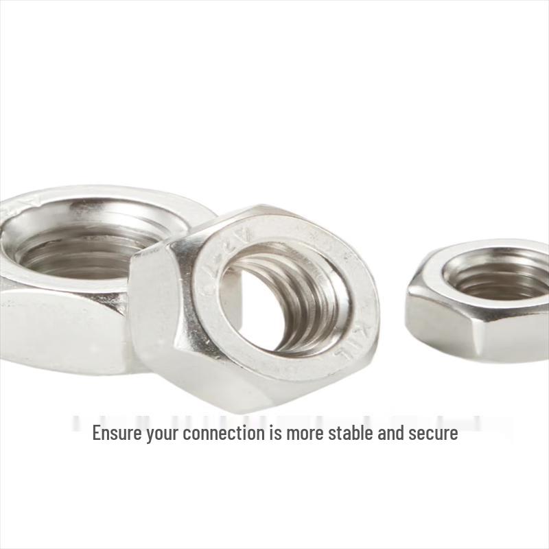 FURONGHUA 304 Stainless Steel Hex Nut Assortment