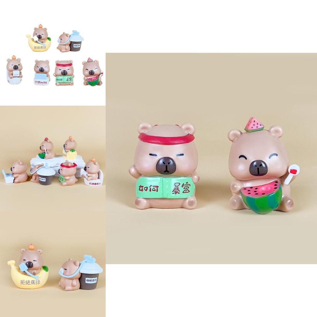 Capybara Blind Box Sammlerfigur aus PVC für Anime-Fans