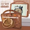 For IPad Pro 11 10.5 10.2 8th 7th 9.7 Air 11 4 3 2 1 Mini6 5 4 3 2 1 M3 A16Cute Cartoon Capybara Silicone Tablet Protective Case