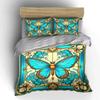 Elegant Butterfly Theme Decoration Set Exquisite Three-Piece Bedding Set Gift For Kids And Adults