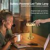 Cordless Table Lamp, Portable LED Desk Lamp, Table Sensor Control Beside Lamps, Kids Night Light with Stepless Dimming & Charging Completed Tip Light