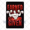 GYM Signs Tin Painting Metal Vintage Plaque Decoration Metal Wall Art Sportsman Retro Poster Iron Plate Home Decor 20x30cm