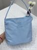 Niche Design Women'S Bag Fashion Commuter Embroidered Handbag Shoulder Nylon Bag