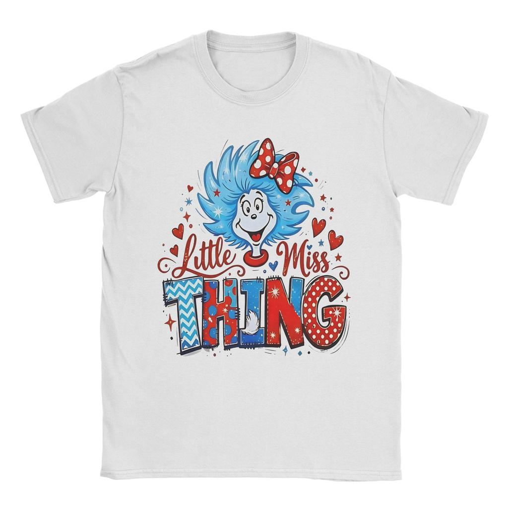 Unisex Women Graphic Printed Cartoon Thing 1 Thing 2 Buddies reading day  Tee T Shirt Cotton  Tshirts Clothes