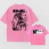 Anime Attack On Titan Logo Y2k 100%Cotton Summer Wash  Washed Graphic TShirt Men Vintage T-Shirts Casual Cotton Streetwear