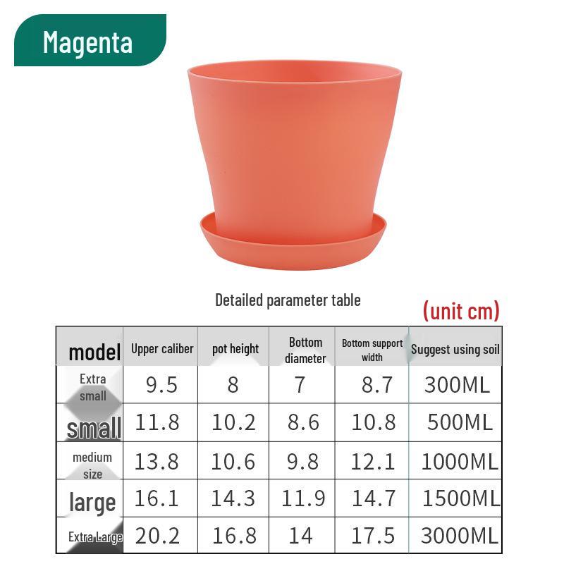 Large Resin Flower Pot for Balcony - Ideal for Roses, Chlorophytum, Succulents, and More
