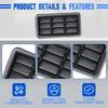 Rear Tailgate Air Vent Grille Outlet Net Grill for Jeep Wrangler JK 2010 2011 2012 2013 2014 2015-2018 05058636AD 55394330AB
