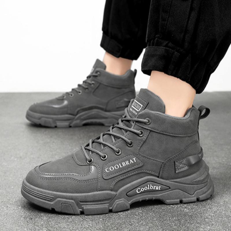 Fashion Autumn New Men Moutaineering Boots Fashion Hot Sale Anti-slip Comfortable Work&Safty Shoes Ankle Boots Men Sneakers Botas Hombre