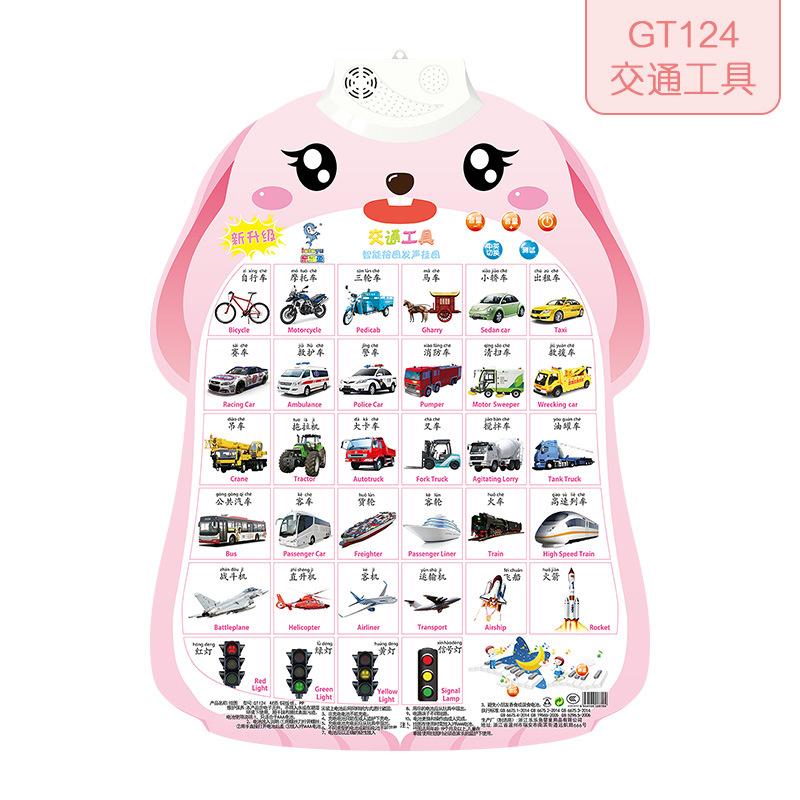 Cartoon Animal Sound Chart Kids Early Learning Educational Toy