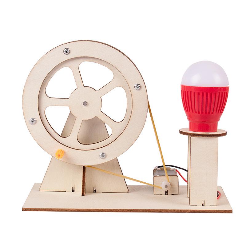 DIY Hand-Crank Generator Kit for Kids - Educational Science Project