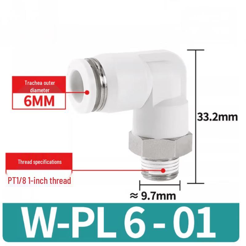 Muke Pneumatic Air Pipe Quick Connector with Star Speed Control Valve