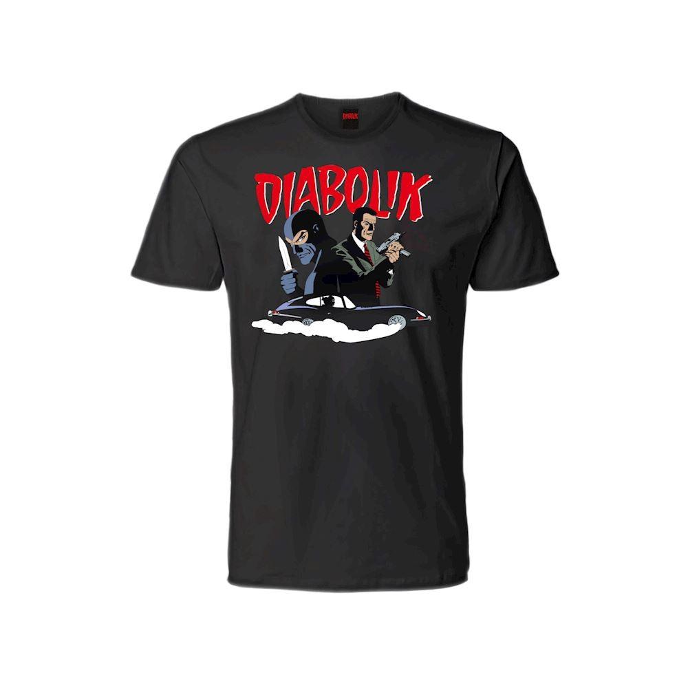 Diabolik and Ginko Original Official TShirt Jersey Black TShirt S