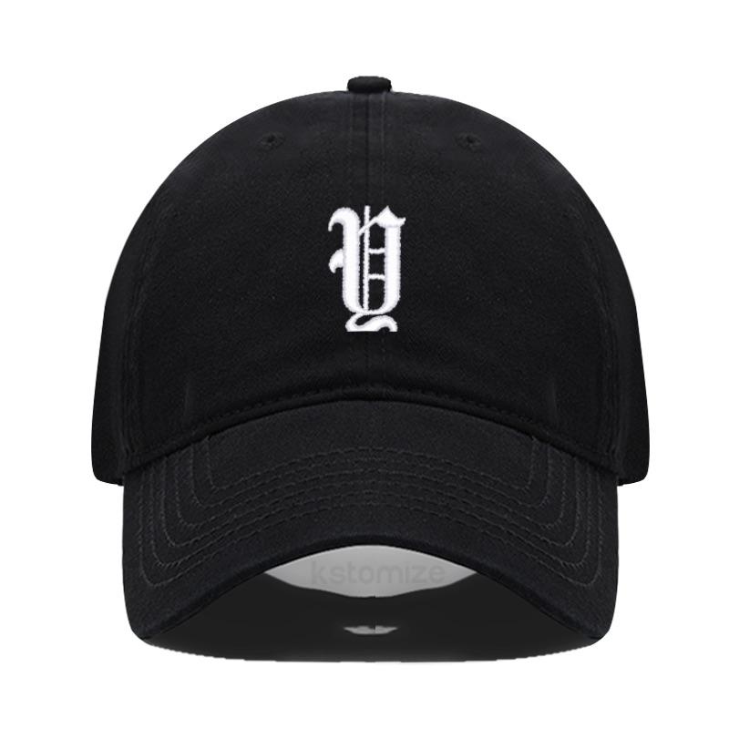 

Old English Letter A-Z Embroider Baseball Cap For Men Womne High Quality Soft Cotton Fashion Team Sport Visors Snapback Caps
