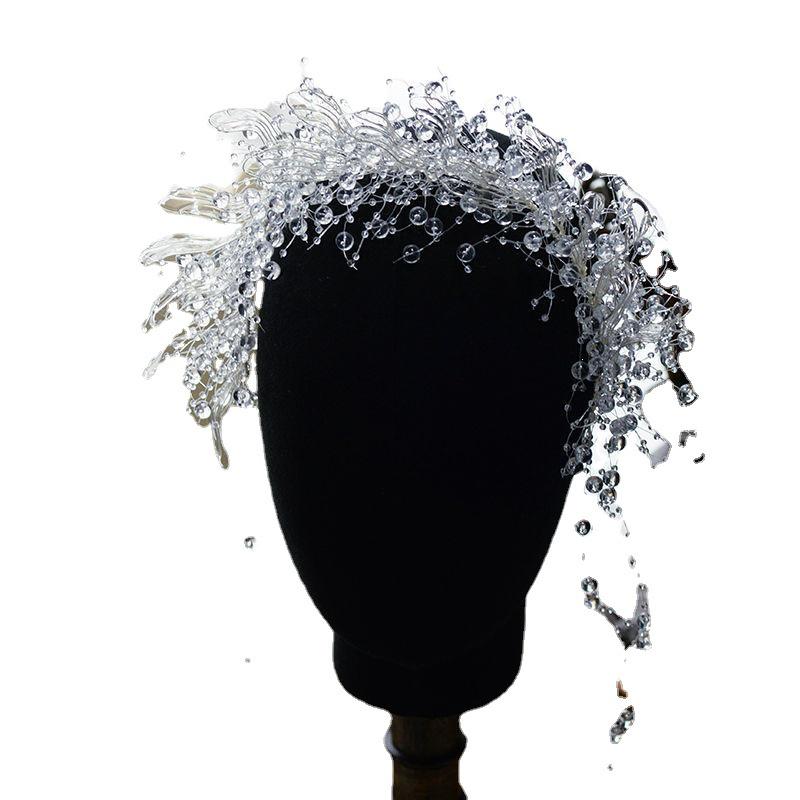 Elegant Crystal Flower Headband for Bridal, Wedding, and Photo Styling