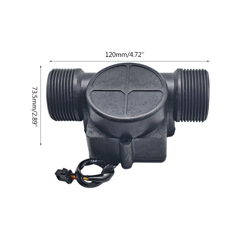 Water Flow Sensor DN32 1-120L/min 1.25" 32mm Flowmeter Counter Water Counter