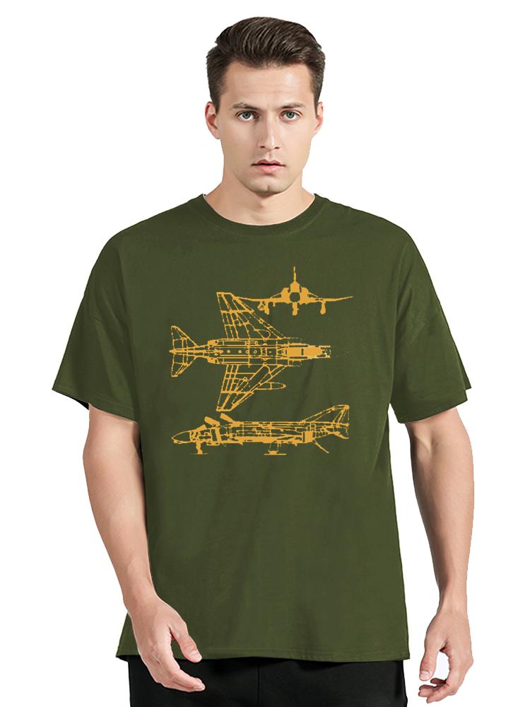 F4 Fighter Tshirt Graphic Fashion Fitness Tshirt Cotton Tops Tees Mens Clothes Oversized Unisex Tshirt Streetwear Tshirt S разноцветный