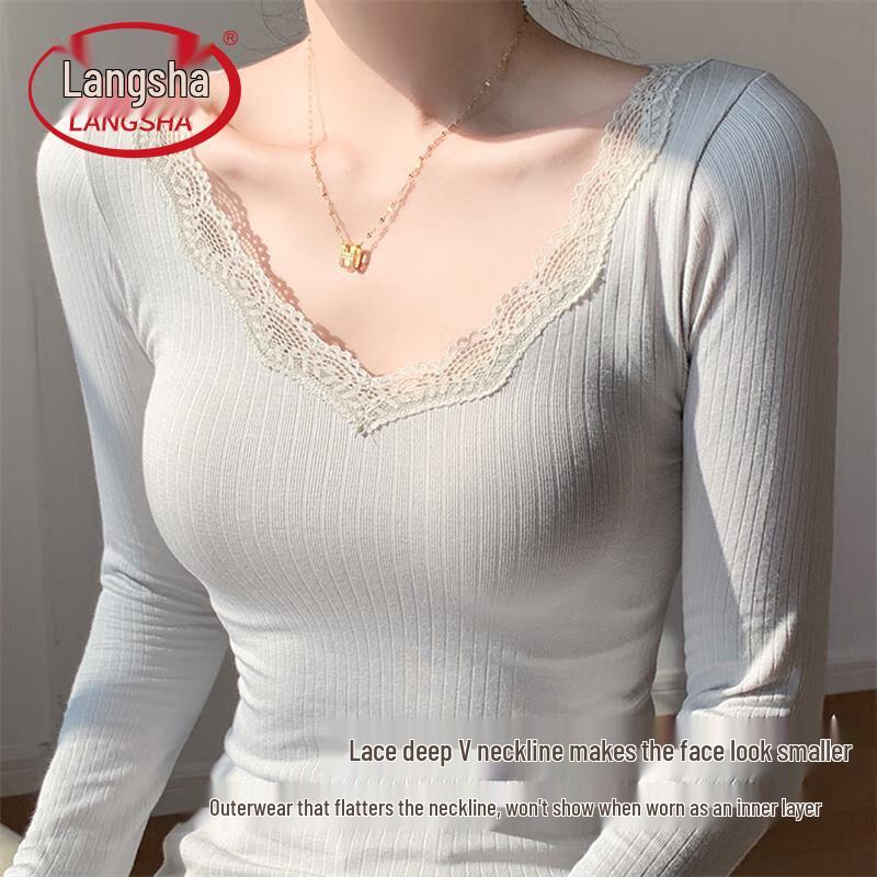 LANGSHA Women's Long-Sleeve Base Layer T-Shirt