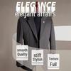 ROMON Men's Waffle Weave Business Casual Blazer
