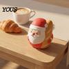 Stress Relief Sensory Toy Creative Baguette Santa Claus Squeeze Toy, Soft PU Foam Toys, Decompression Balls for Adults Christmas Festive Decoration