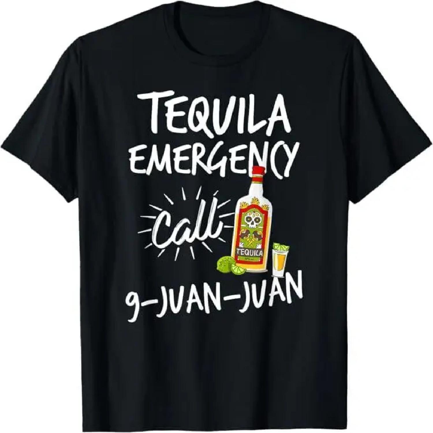 Tequila Emergency Call 9 Juan Juan - Funny Tequila T-shirt T-Shirt XXXXXL разноцветный