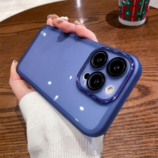 

Прозрачный стеклянный защитный чехол для объектива телефона для Iphone 14pro 11 13 12 14 Pro Max 14 Plus противоударный бампер прозрачный мягкий чехол из ТПУ For iPhone 14Pro Max