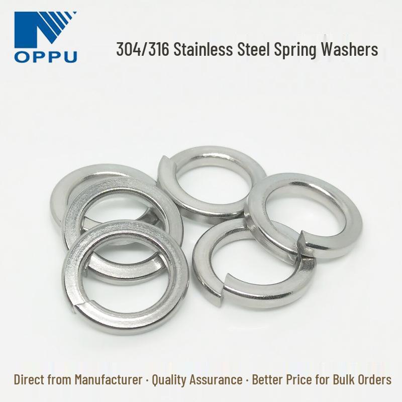 304/316 Stainless Steel Spring Lock Washers - Standard Type