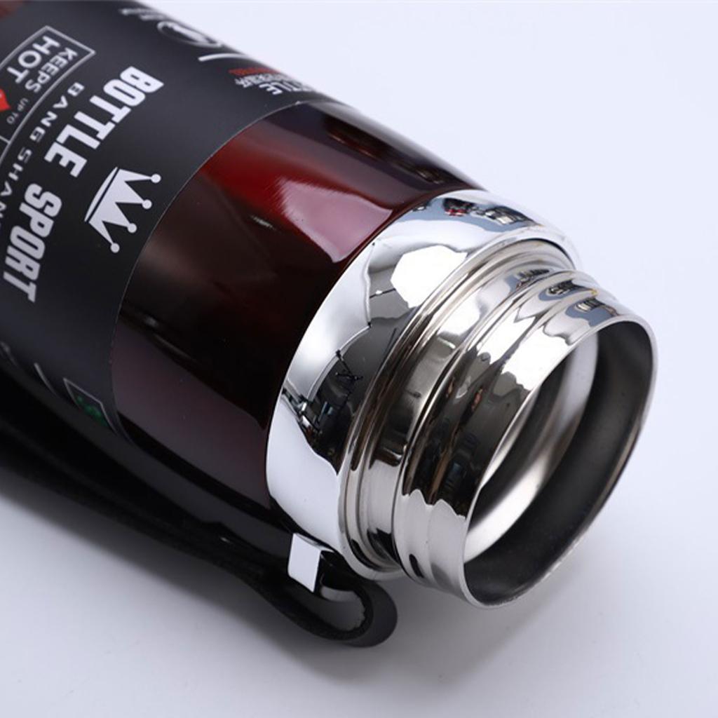 Efficient Vacuum Insulated Drink Mug Portable Insulation Mug 1000ML Stainless Steel Bottles for Sports and Camping