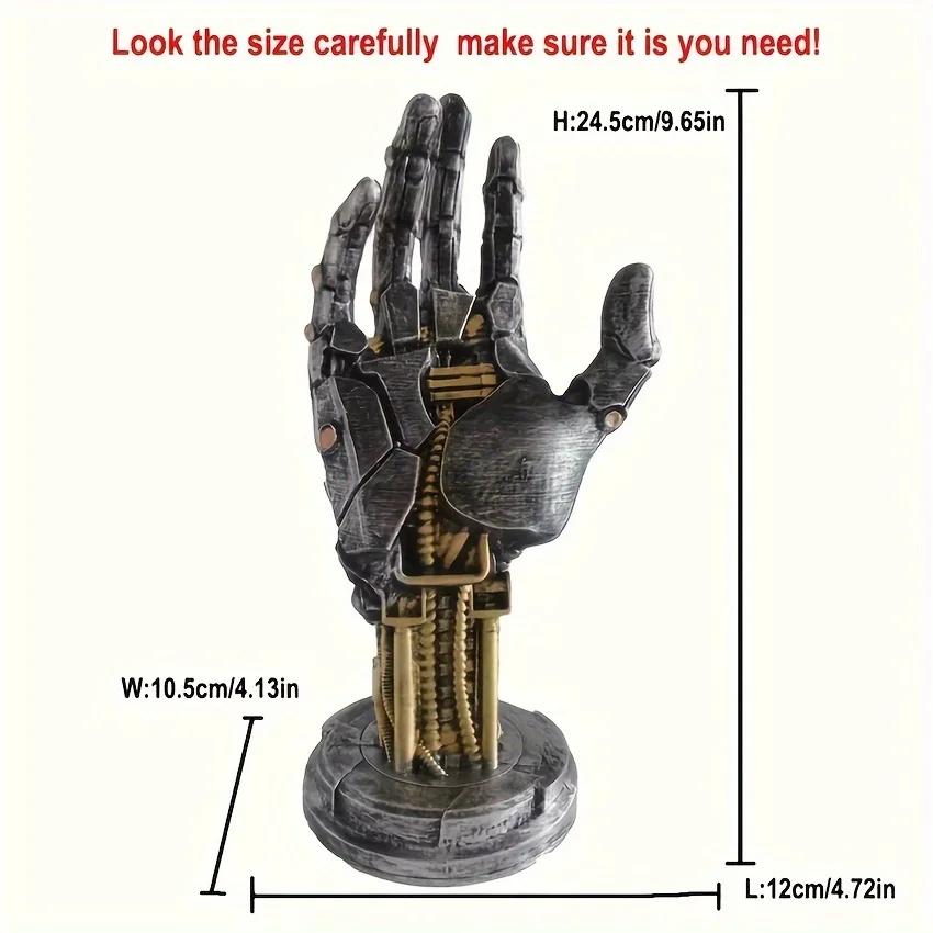 3D Cyberpunk Handle Craftsmanship Ornament - Sci Fi Mechanical Style, Suitable for Home and Office Decoration