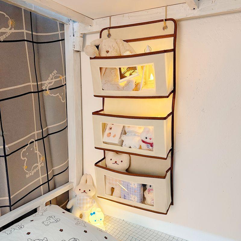 Cârlig pentru pat de cămin Geantă de depozitare suspendată Fără găurire Organizator pentru tăblia patului de sub pat Suport pentru noptieră în dormitor Pentru cămin studențesc Utilizare acasă