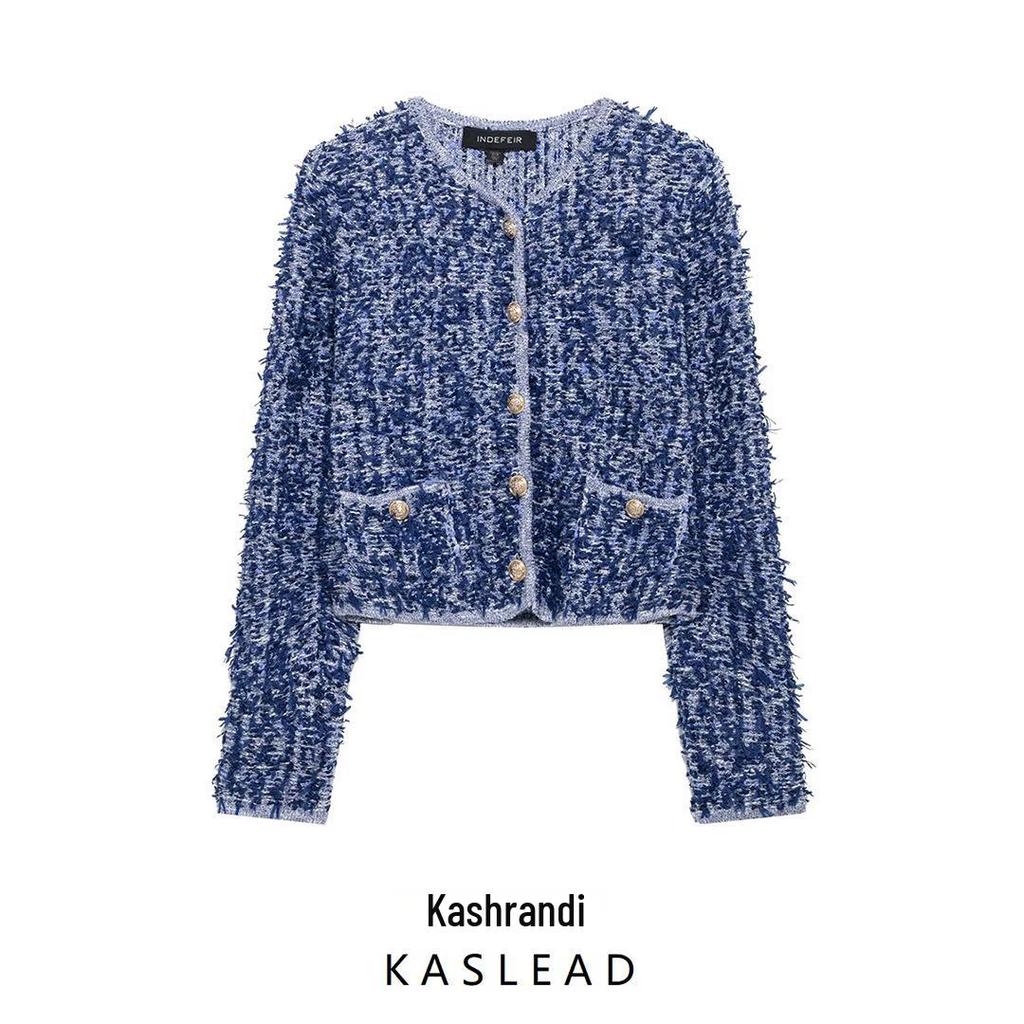 Spring 2025 Women's European & American Style Knit Cardigan