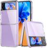 Faltbare Hülle für Samsung Galaxy Z Flip 4 Transparentes Silikon Sm-F721B