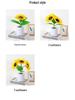 Sunflower Night Light: Rechargeable LED Bedroom Decoration Atmosphere Lamp, Ideal Birthday Gift for Girls.