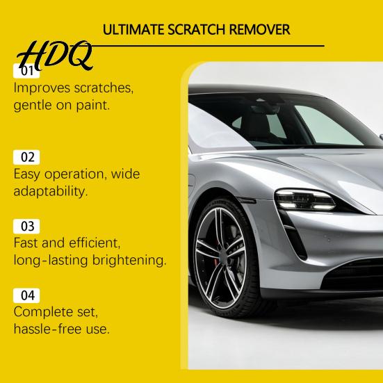 Car Scratch Repair Remover for Fine Scratches Paint Surface Agent Vehicle with Sponge Removal Kit Motorcycle Care