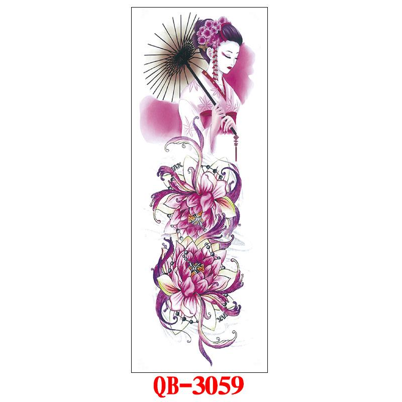 Full Arm Tattoo Sticker Full Arm, Full Arm Big Picture Tattoo Sticker, Flower Arm Tattoo Sticker Tattoo