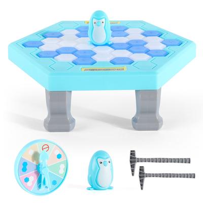 Banging Penguins, Ice Breaker Wall Breaking Toys, Penguin Table Games Parent-Child Interactive Educational Toys