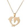 European & American Stainless Steel Necklace: Arrow, Water Drop, Moon Cat, Heart Pendant for Women - Elegant Sweater Chain