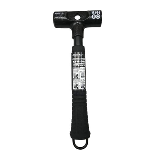 Dogyu Sangyo Carabiner Hook Compatible Hammer, 295mm, Black, KFH-08