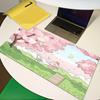 Gaming Keyboardpad Office Soft NonSlip Carpet Rubber Mice Pad New Models Cute Rabbit Pink Anime Mousepad Home Hd Print Xaxc