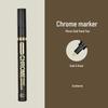 Chotune Reflektierender Chrom Marker Stift - Wasserdichte Galvanisierte Silberfarbe für DIY Hervorhebungen