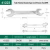 SATA Double-Headed Open-End Spanner Set: 8/10/12/14/17/19/22mm Fixed Forked Wrench