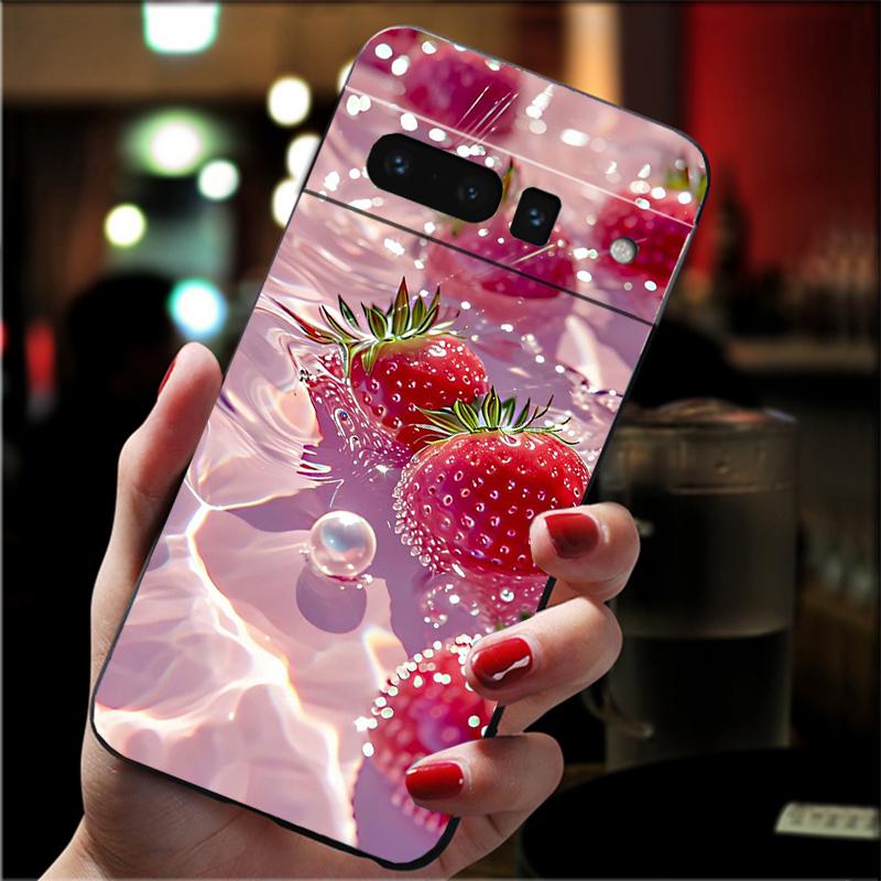 Obst Wassermelone Berry Orange Telefon Fall Für Google Pixel 8 7 Pro 7A 7 6A 6 Pro Pixel 8A 4A 3A 4 XL Pixel 5 6 4 3 3A XL